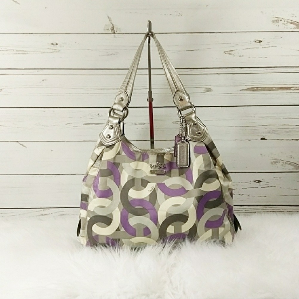 Coach Chain Link Hobo Large Purse